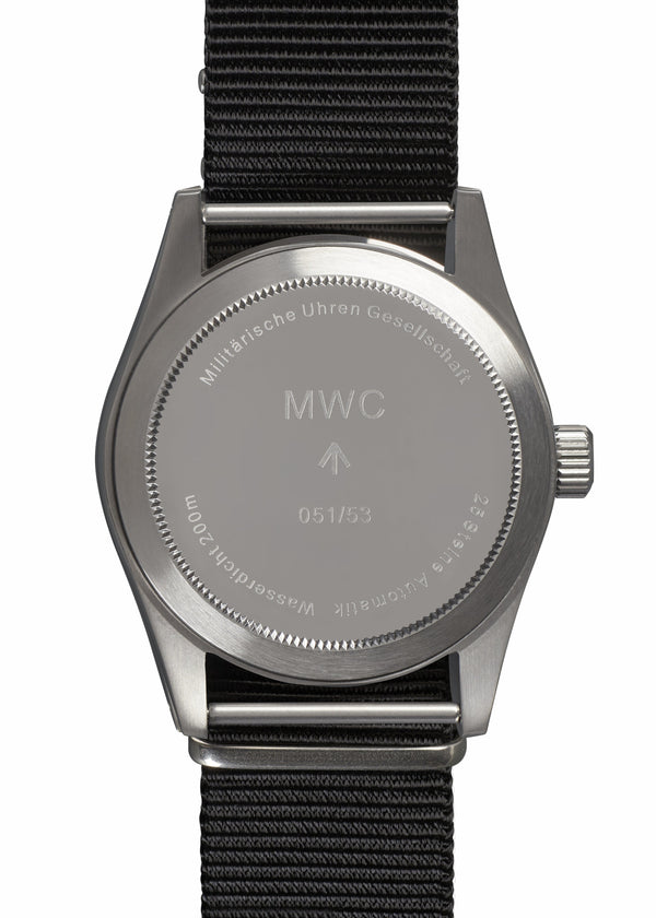 MWC Classic 1950s/1960s Pattern 25 Jewel Automatic Military Watch with Retro Luminous Paint: - Possibly Needs Attention but Running