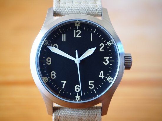 A-11 1940s WWII Pattern Military Watch (Automatic) with 100m Water Resistance - 3 Ex Display Watches from the DSEI Defence Show at the ExCeL exhibition centre in London