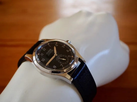Aeschbach WW2 Pattern Luftwaffe / Reichsluftfahrtministerium (RLM) Pilots Watch with a 17 Jewel Hand Winding Mechanical Movement - Ex Display Watch from the Border Expo Show