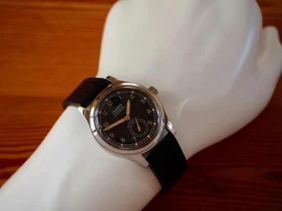 Aeschbach WW2 Pattern Luftwaffe / Reichsluftfahrtministerium (RLM) Pilots Watch with a 17 Jewel Hand Winding Mechanical Movement - Ex Display Watch from the Border Expo Show