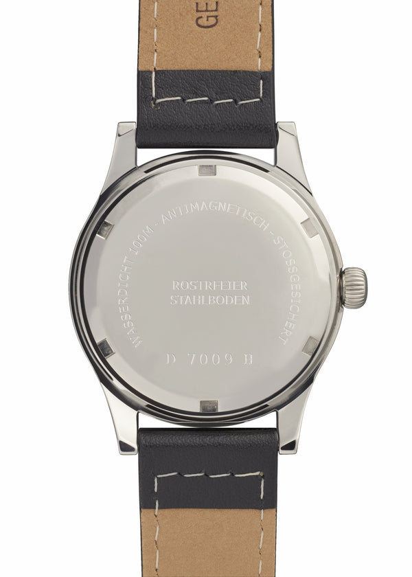 Aeschbach WW2 Pattern German Wehrmacht & Luftwaffe Dienstuhr (Army/Airforce Service Watch) with 24 Jewel Hand Wound Swiss Made Sellita SW216 Movement and Box Sapphire Crystal - Needs Attention