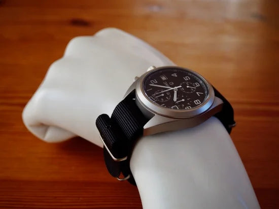 MWC NATO Pattern Stainless Steel Hybrid Military Pilots Chronograph with Sapphire Crystal -  Probably Needs a New Battery