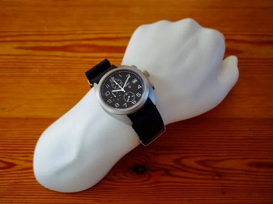 MWC NATO Pattern Stainless Steel Hybrid Military Pilots Chronograph with Sapphire Crystal -  Probably Needs a New Battery