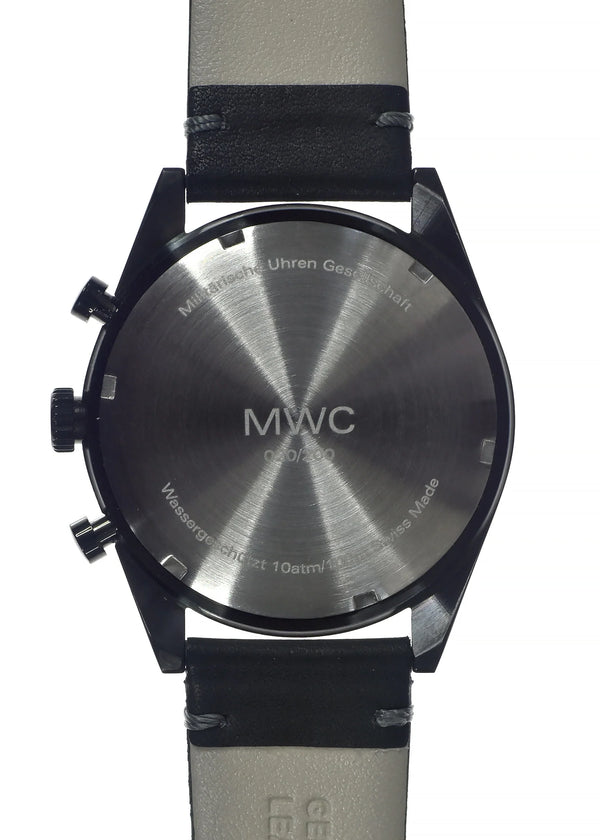 Limited Edition MWC 100m Water Resistant Stainless Steel Swiss Airline Pilots Chronograph - Ex Display Watch from the 2025 U.S Shot Show Reduced
