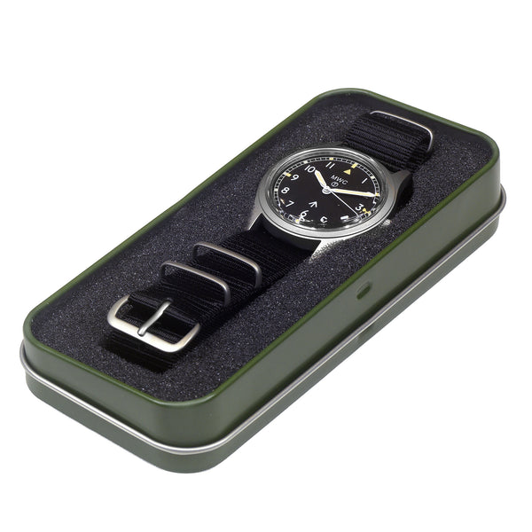 W10 1960s Pattern Military Watch with Plexiglass Crystal and Handwound Mechanical Movement