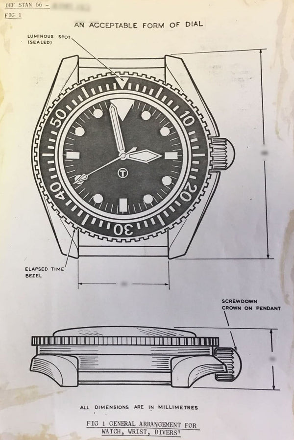 MWC 1999-2001 Pattern Black PVD Quartz Military Divers Watch with Sapphire Crystal and 10 Year Battery Life - Ex Display Watch from the London IFSEC Show in November 2024