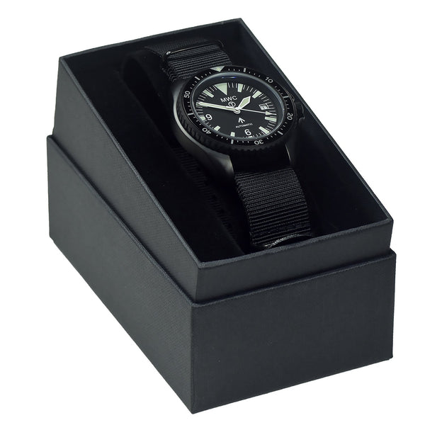 MWC 1999-2001 Pattern Black PVD Automatic Military Divers Watch - Sapphire Crystal and 60 Hour Power Reserve - Ex Display Watch Reduced