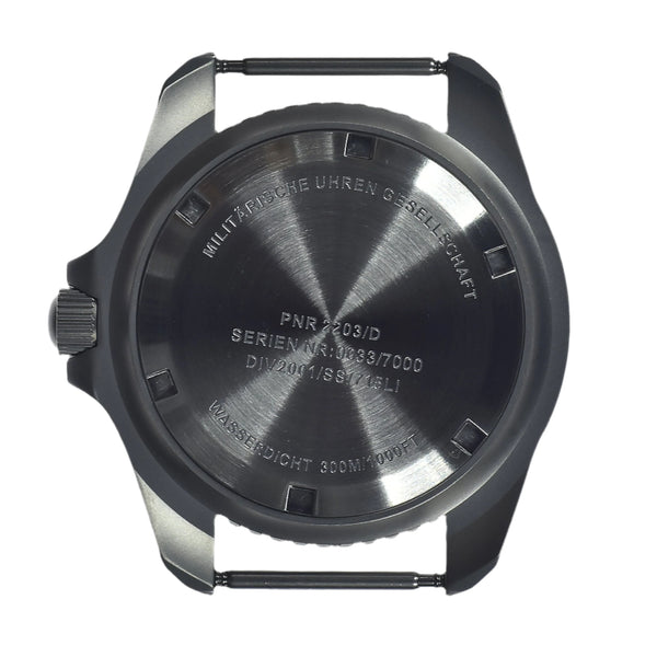 MWC 1999-2001 Pattern Automatic Military Divers Watch  - Retro Luminous Paint, Ceramic Bezel and Sapphire Crystal