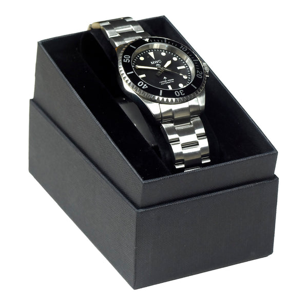 MWC 24 Jewel 1982 Pattern 300m Automatic Military Divers Watch with Sapphire Crystal on a Matching Stainless Steel Bracelet (Non Date Version)