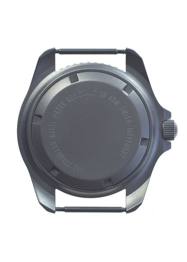 ELVIA Day/Date Military Divers Watch with Sapphire Crystal and Quartz Movement - Ex Display Watch from the Border Security Expo Reduced