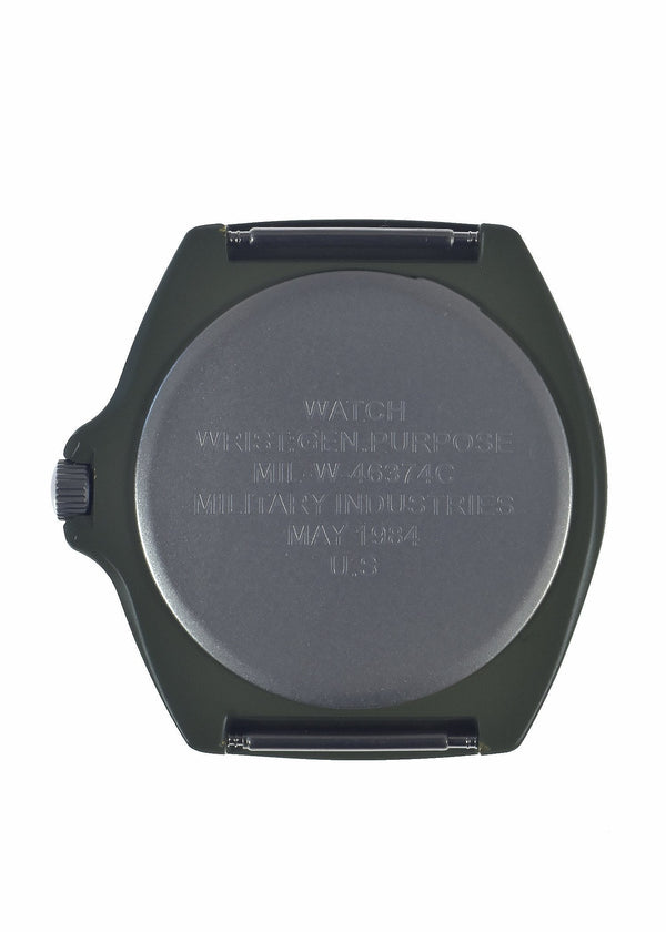 Remake of the mid 1980s Pattern MIL-W-46374C U.S Pattern Military Watch in Matt Black - Ex Display Watch from the from the ADEX 2025 – Ex Display Watch from the International Aerospace & Defence Exhibition in Seoul, South Korea Reduced