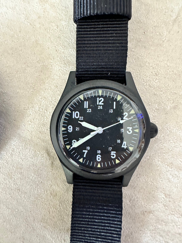 Being Sold as a Pair : 1 x GG-W-113 and 1 x A-11 1940s WWII Pattern Military Watch both in Excellent Condition but the A-11 Needs a Crown