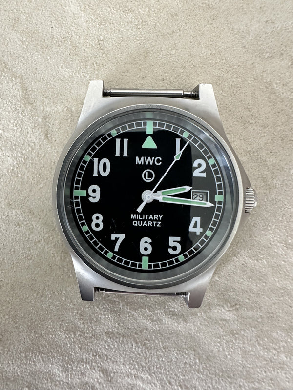 MWC G10 LM Stainless Steel Military Watch (Olive Strap) - The Minute Hand Needs Resetting but Running Fine