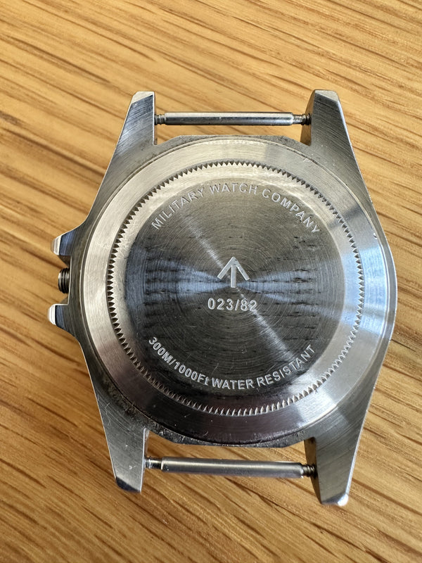Military Industries 1982 Pattern 300m Water Resistant Military Divers Watch With Date Window (Automatic) - Needs New Crown but Running