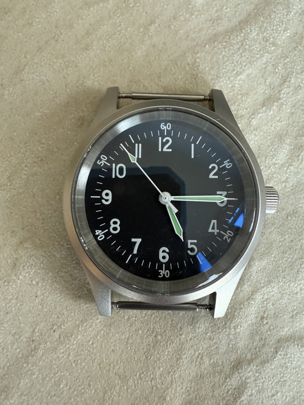 A-11 1940s WWII Pattern Military Watch (Automatic) with Sapphire Crystal: Running Fine but Might Need Regulating