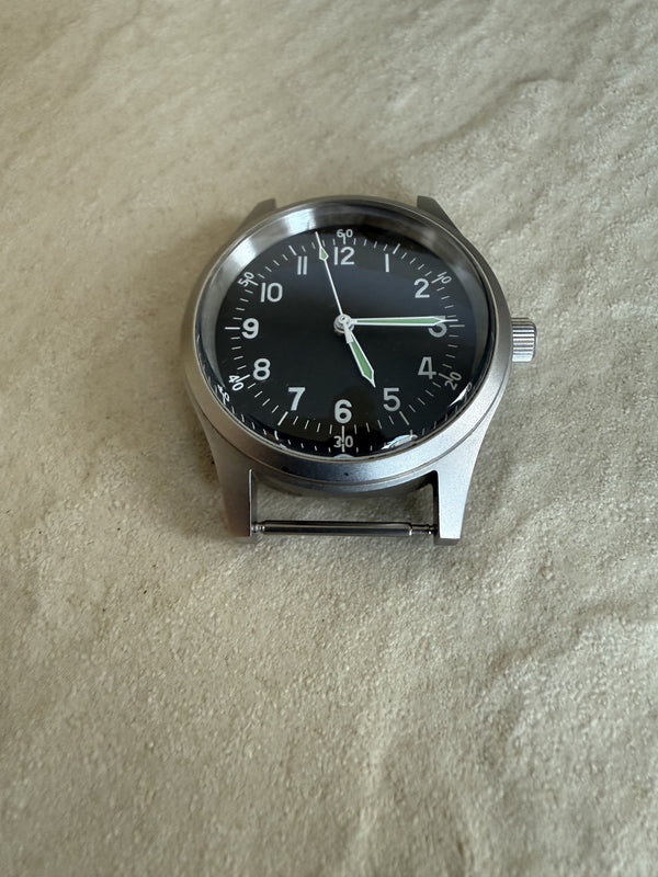 A-11 1940s WWII Pattern Military Watch (Automatic) with Sapphire Crystal: Running Fine but Might Need Regulating
