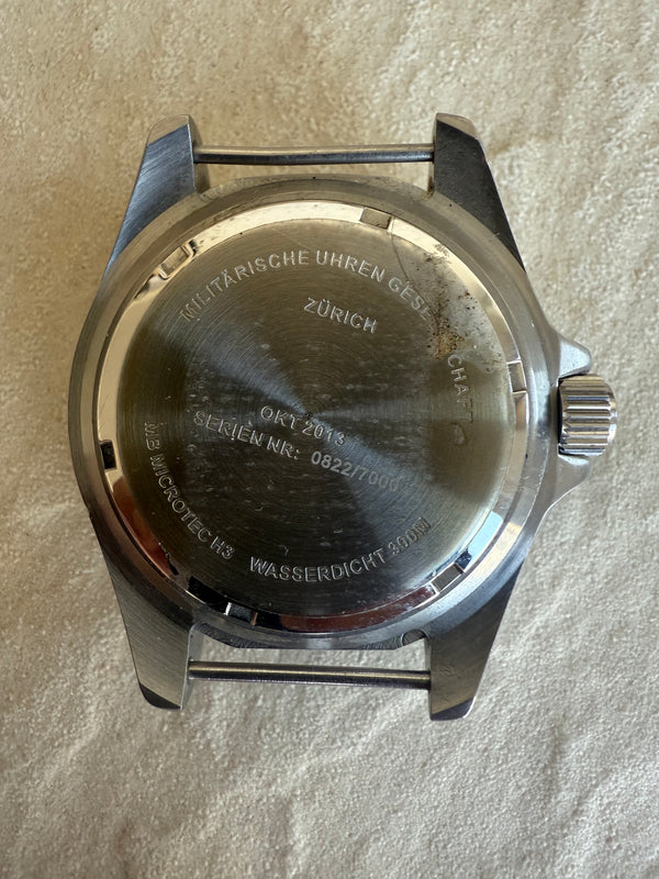 2013 MWC 21 Jewel 300m Automatic Military Divers Watch on NATO Strap (Tritium GTLS and Ceramic Bezel) - Running