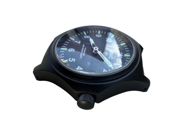 Black PVD Titanium G10 Military Watch with 300m Water Resistance, Sapphire Crystal, 10 Year Battery Life and GTLS Tritium Illumination - Second Hand Needs Replacement
