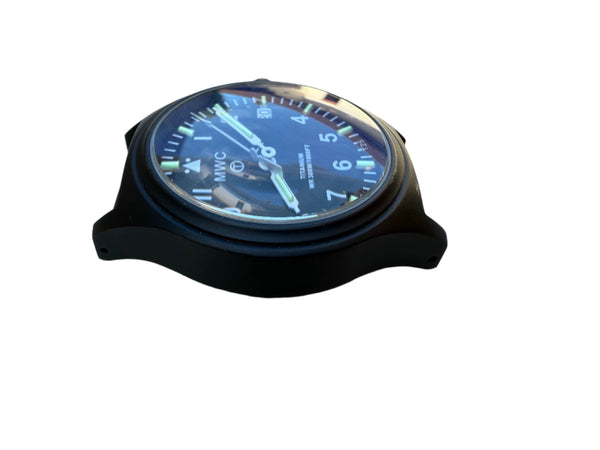 Black PVD Titanium G10 Military Watch with 300m Water Resistance, Sapphire Crystal, 10 Year Battery Life and GTLS Tritium Illumination - Second Hand Needs Replacement