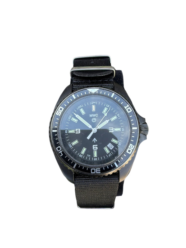 MWC 2011 200m/660ft Water Resistant PVD Quartz Military Watch with Tritium GTLS - No Fault Apparent and Running