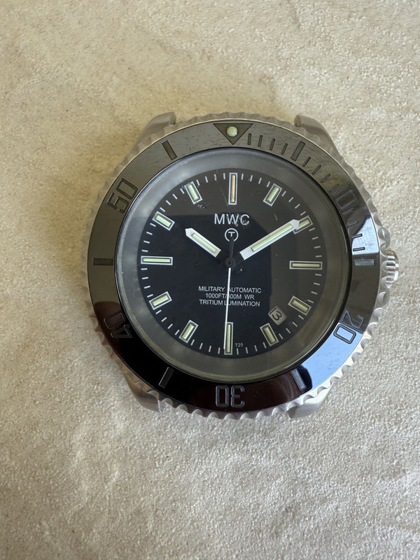 2013 MWC 21 Jewel 300m Automatic Military Divers Watch on NATO Strap (Tritium GTLS and Ceramic Bezel) - Running