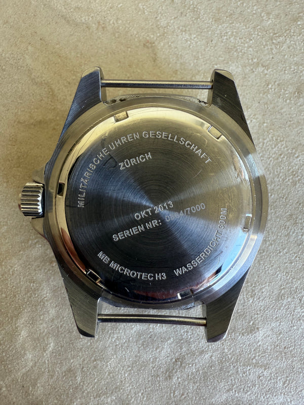 2013 MWC 21 Jewel 300m Automatic Military Divers Watch on NATO Strap (Tritium GTLS and Ceramic Bezel) - Running