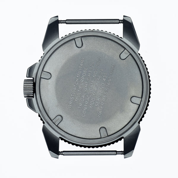 MWC P656 2025 Model Stainless Steel Tactical Series Watch with GTLS Tritium, Sapphire Crystal and Ten Year Battery Life