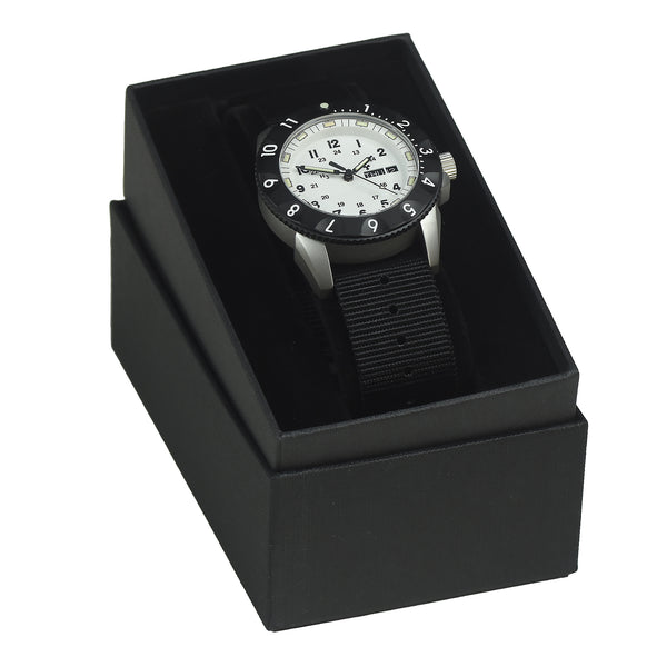 MWC P656 2025 Model PVD Tactical Series Watch with Day/Date, GTLS Tritium and Sapphire Crystal
