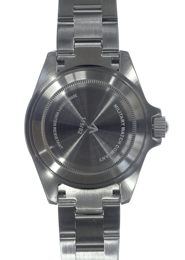 MWC 24 Jewel 1982 Pattern 300m Automatic Military Divers Watch with Sapphire Crystal on a Stainless Steel Bracelet