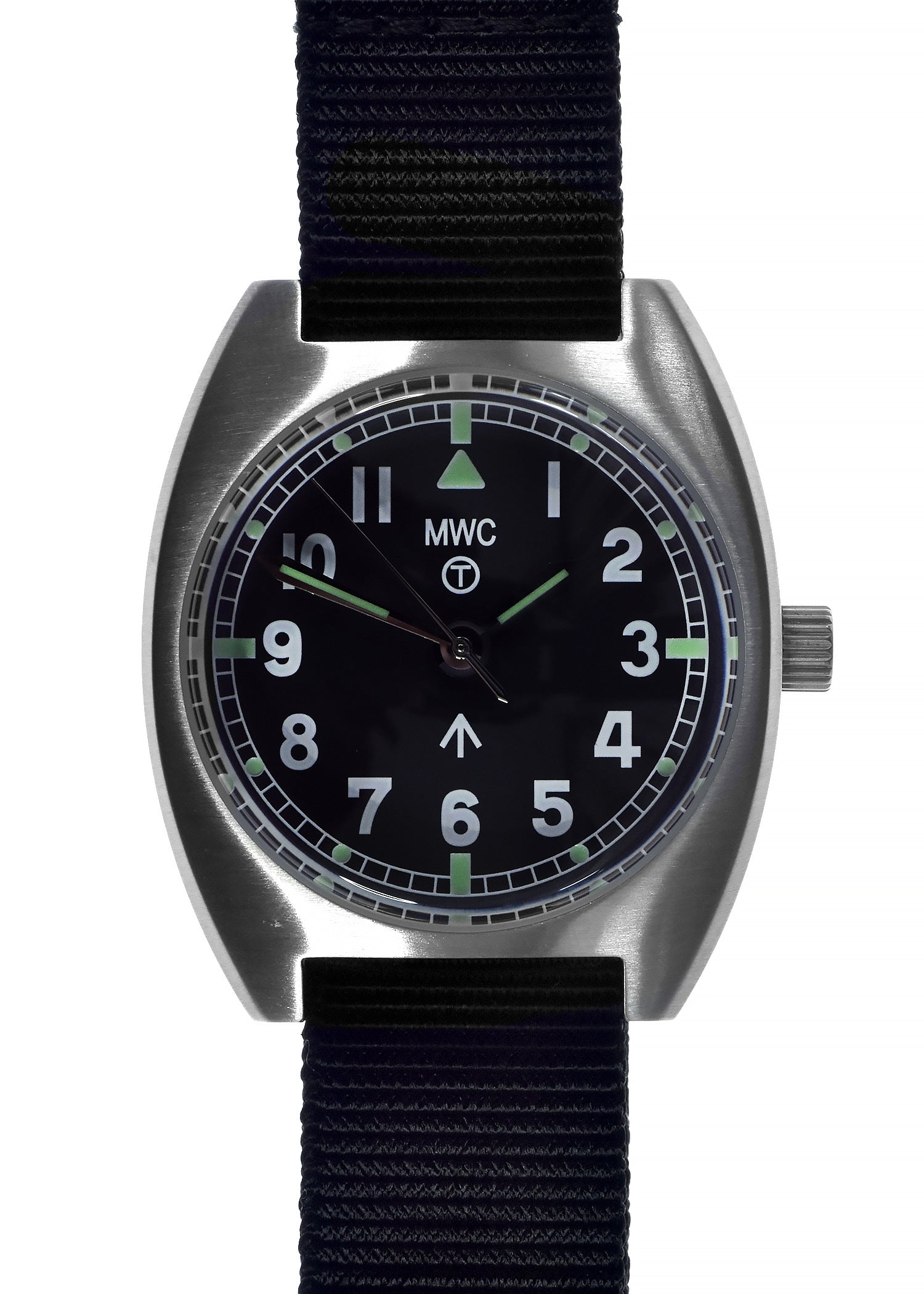 MWC W10 1970's Pattern 24 Jewel Automatic Military Watch with 100m Water Resistance (Non Date Version) Ex Display Watch Ex Display Watch from the Border Security Expo Show