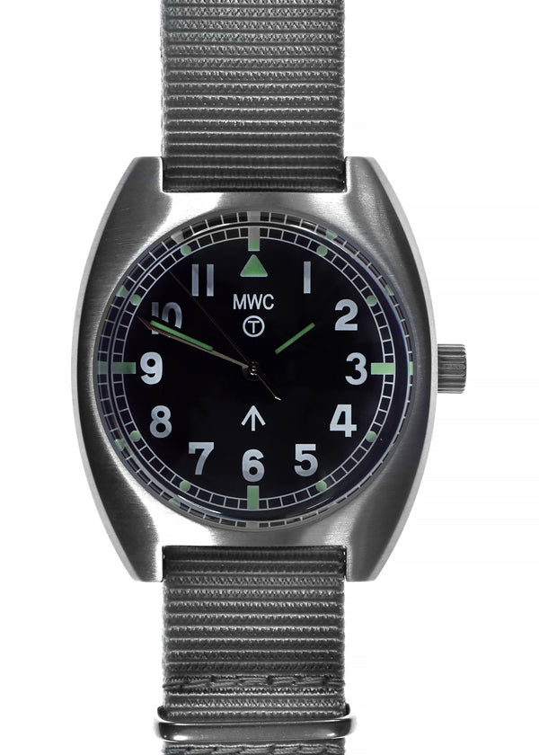 MWC W10 1970's Pattern 24 Jewel Automatic Military Watch with 100m Water Resistance (Non Date Version) Ex Display Watch Ex Display Watch from the Border Security Expo Show