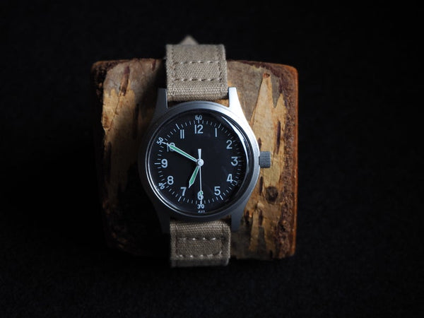 A-11 1940s WWII Pattern Military Watch With Shatter and Scratch Resistant Box Sapphire Crystal (Automatic)