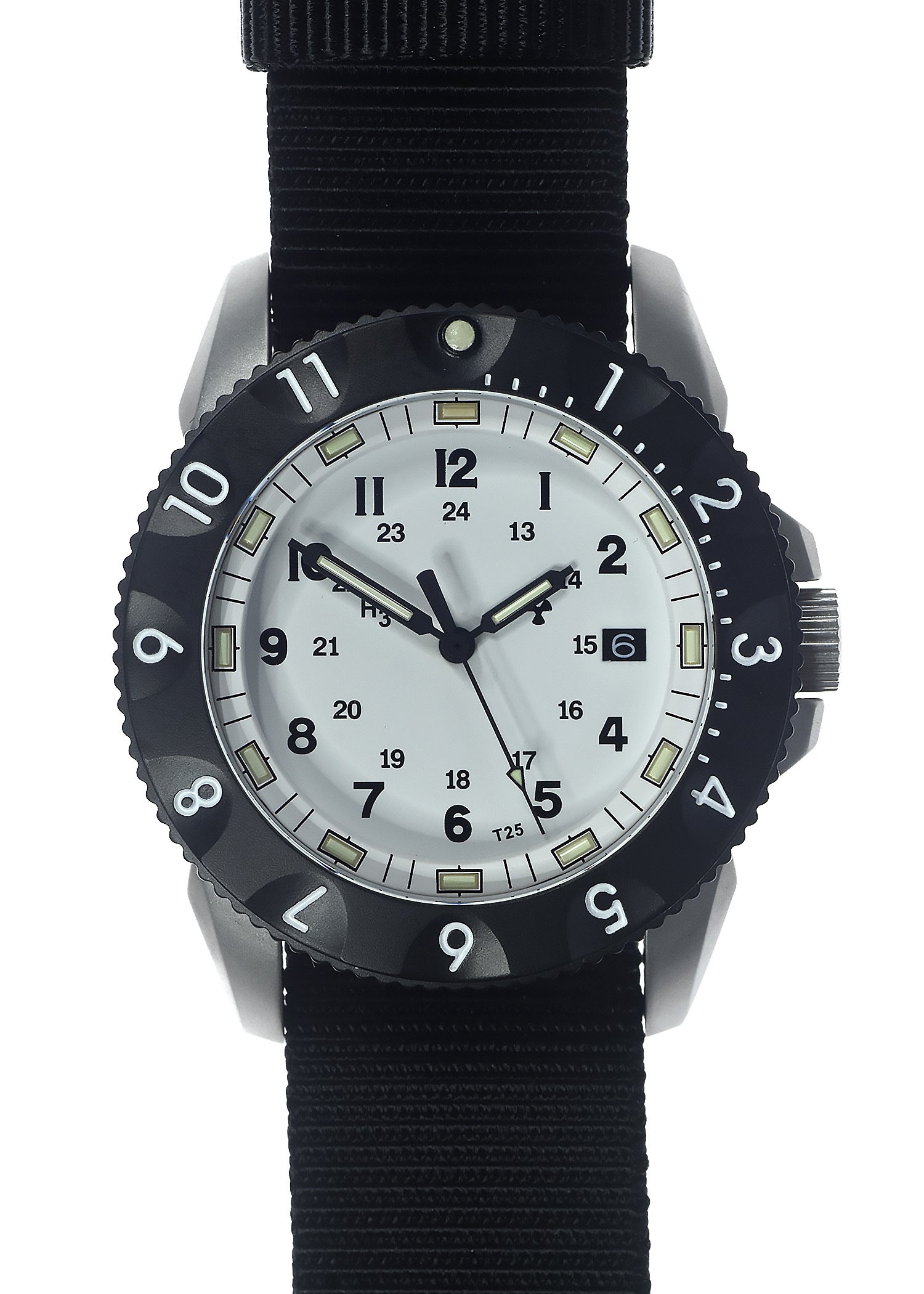 MWC P656 2025 Model Stainless Steel Tactical Series Watch with GTLS Tritium, Sapphire Crystal and Ten Year Battery Life