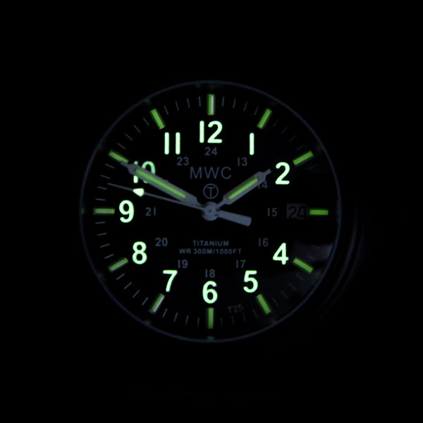 Titanium G10 Military Watch with 300m Water Resistance, Sapphire Crystal, 10 Year Battery Life and GTLS Tritium Illumination - Surplus Watches in EU and UK