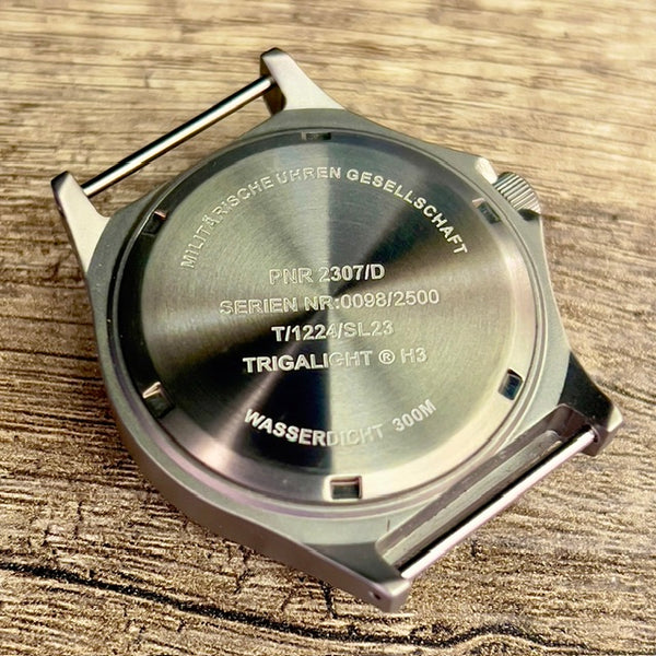 Titanium G10 Military Watch with 300m Water Resistance, Sapphire Crystal, 10 Year Battery Life and GTLS Tritium Illumination - Ex Display Watch from the 2025 Shot Show Half Normal Price to Clear - Location UK