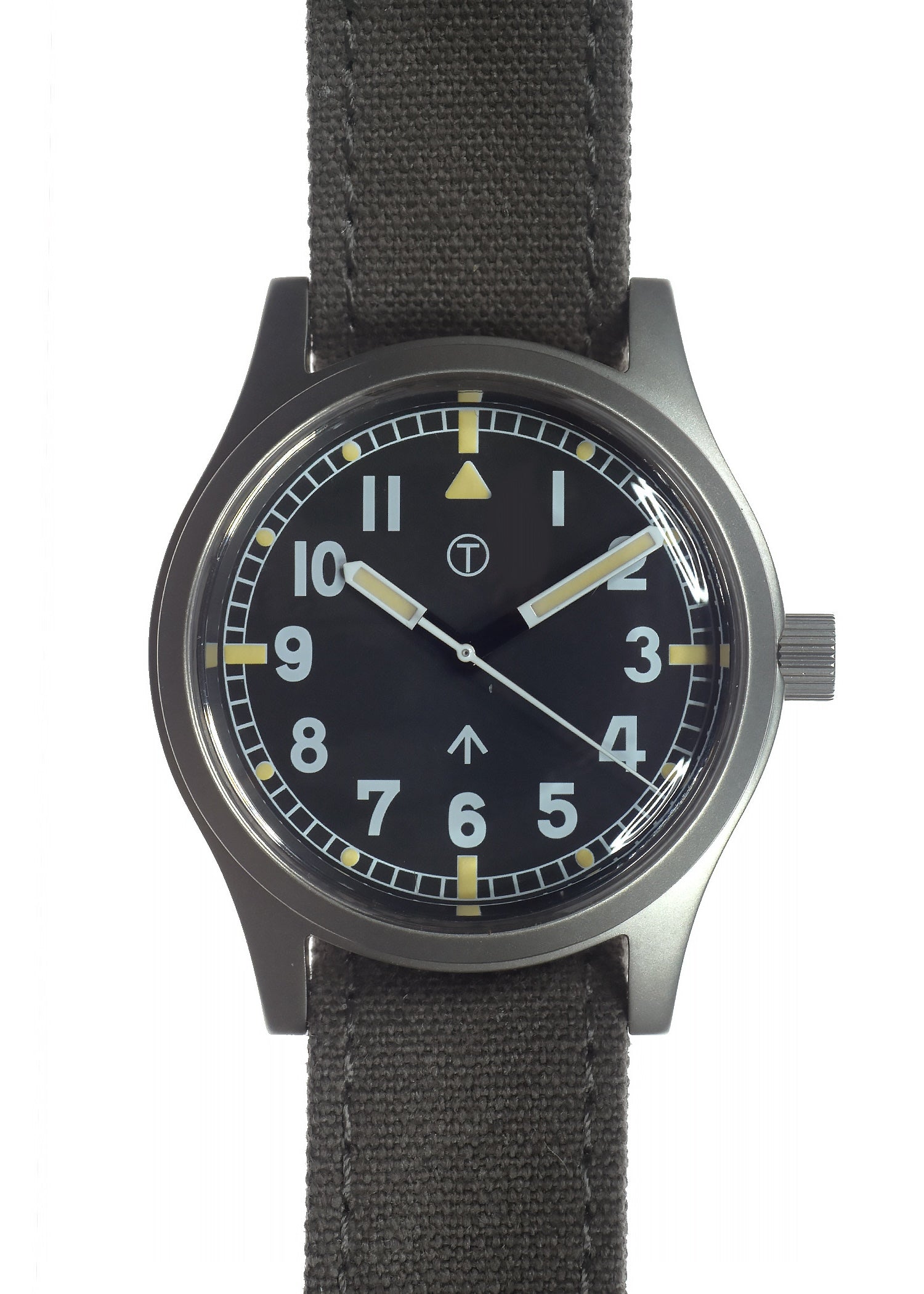 MWC 1940s to 1960s Pattern General Service Watch with Sterile Dial and 24 Jewel Automatic Movement (Retro Cream Dial Variant)