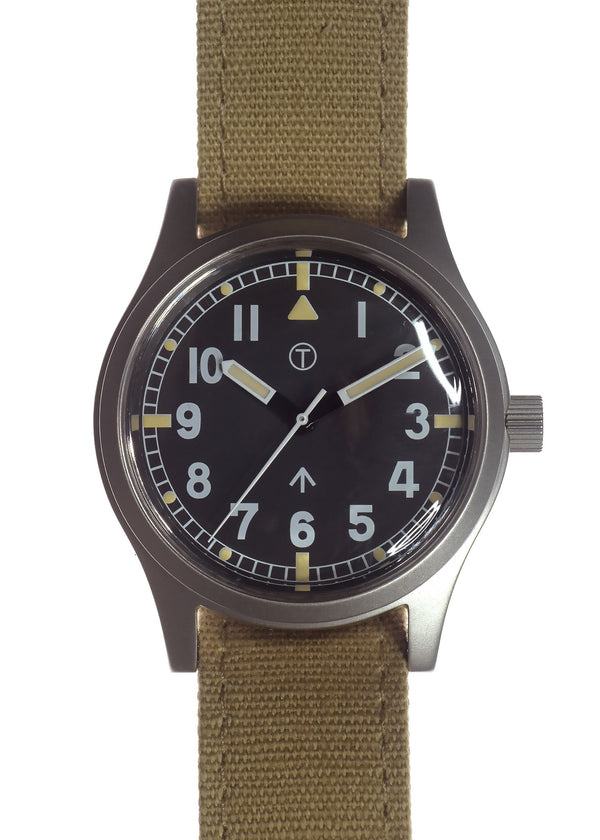 MWC 1940s to 1960s Pattern General Service Watch with Sterile Dial and 24 Jewel Automatic Movement (Retro Cream Dial Variant)