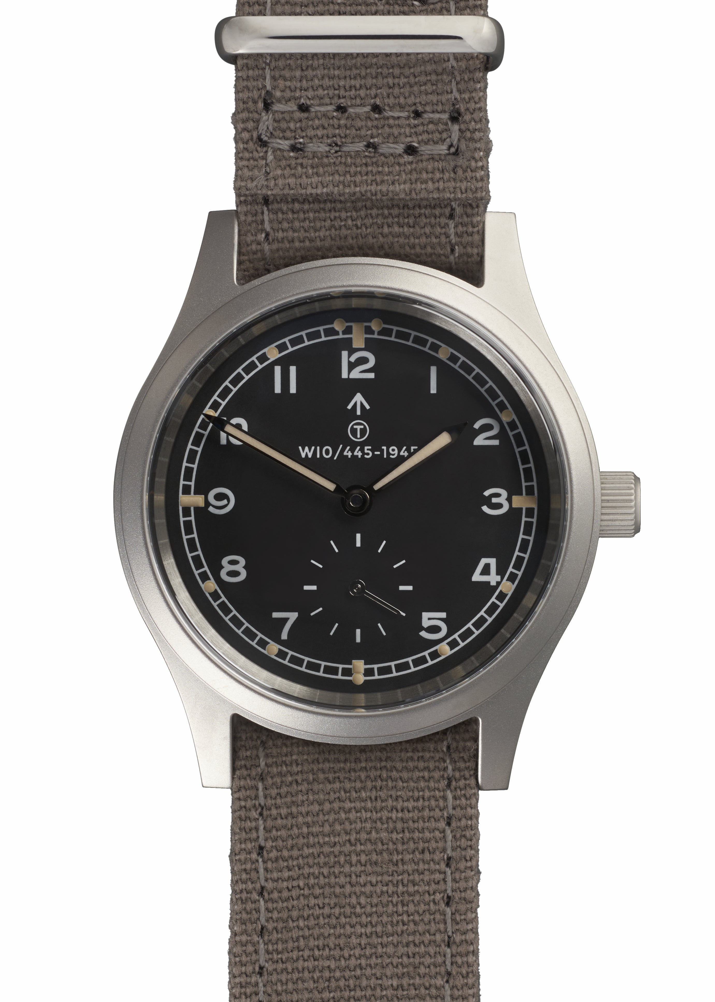MWC 1940s/1950s "Dirty Dozen" Pattern General Service Watch with 24 Jewel Hand Winding Swiss SW216 Movement and Box Sapphire Crystal - Part Exchange Watch in Mind Condition Reduced