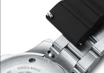 MWC 100atm / 3,280ft / 1000m Water Resistant Divers Watch in Stainless Steel Case with Helium Valve on a Matching Bracelet / 100% Swiss Made with a Sellita SW200 26 Jewel Automatic Movement