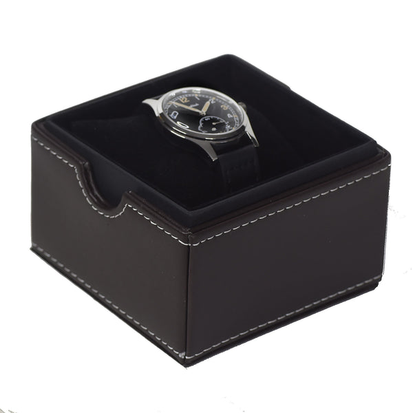 Aeschbach WW2 Pattern German Wehrmacht & Luftwaffe Dienstuhr (Army/Airforce Service Watch) with 24 Jewel Hand Wound Swiss Made Sellita SW216 Movement and Box Sapphire Crystal - Ex Photographic Sample Reduced