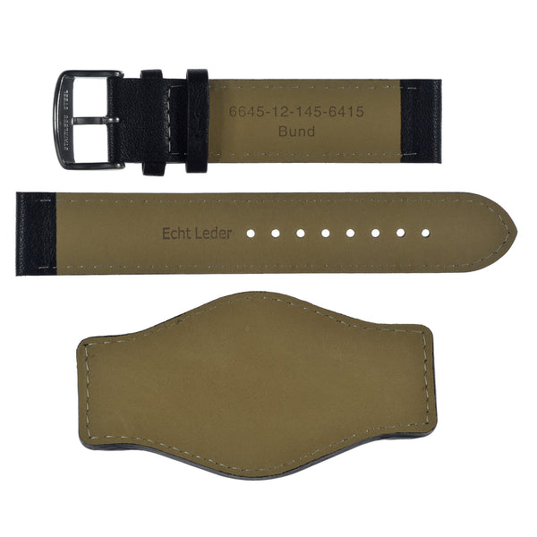 20mm Black Leather German