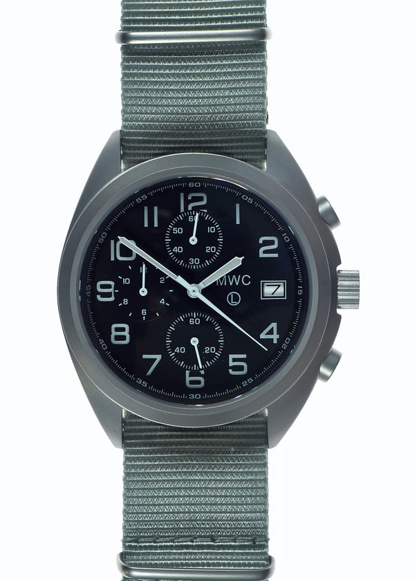 MWC NATO Pattern Stainless Steel Hybrid Military Pilots Chronograph with Sapphire Crystal -  Probably Needs a New Battery