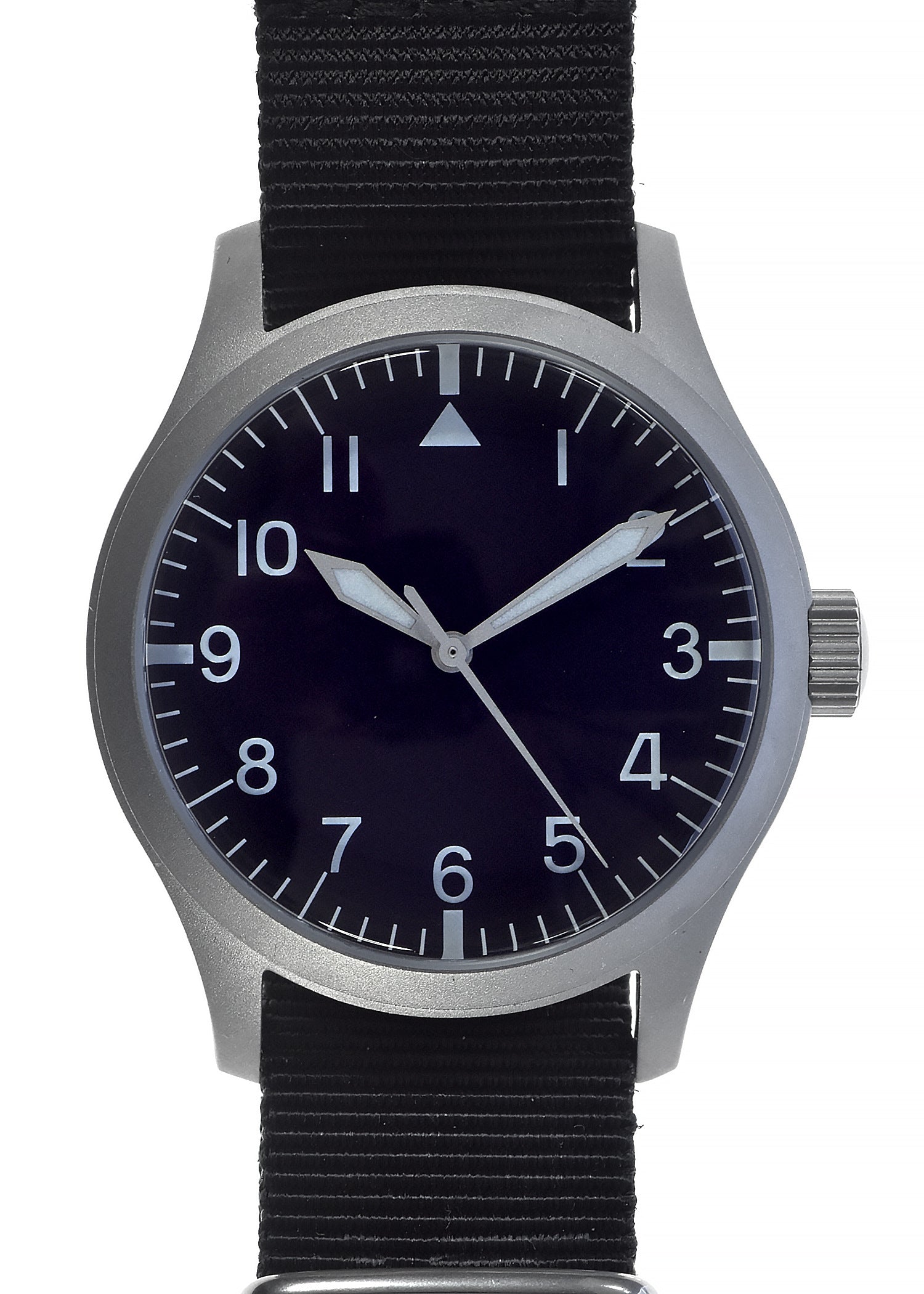 MWC 100m Water Resistant Retro Pattern General Service Watch with Hybrid Mechanical/Quartz Movement - New Battery Likely Needed Hence Reduced to Well Under Half Price to Clear