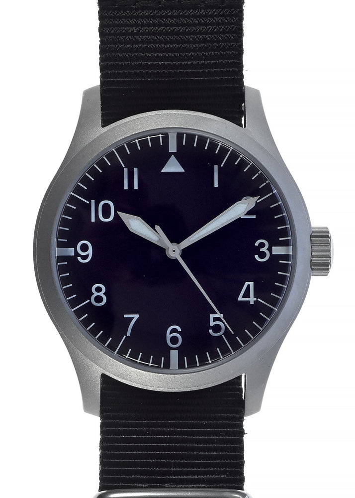 MWC 100m Water Resistant Retro Pattern General Service Watch with Hybrid Mechanical/Quartz Movement - New Battery Likely Needed Hence Reduced to Well Under Half Price to Clear