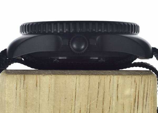 MWC 1999-2001 Pattern Quartz Day/Date Military Divers Watch in Covert Black PVD with Sapphire Crystal