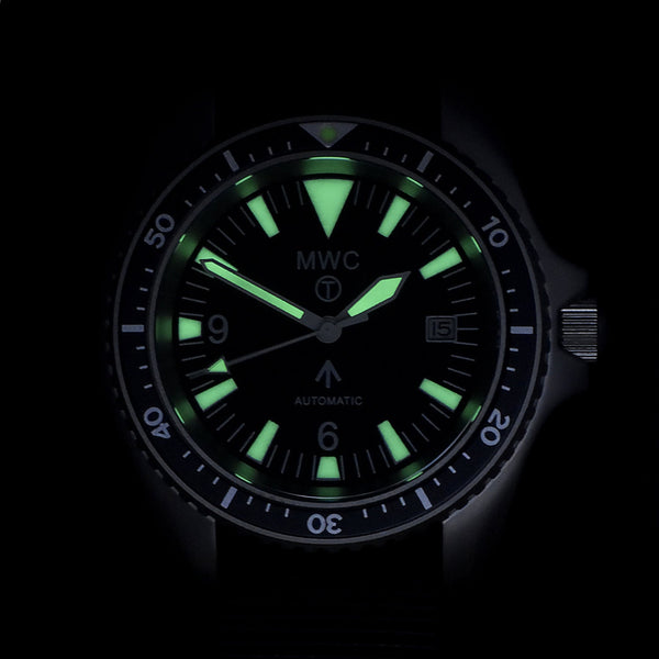 MWC 1999-2001 Pattern Automatic Military Divers Watch with Sapphire Crystal and 60 Hour Power Reserve - Ex Display Watch from the Border Security Expo Show