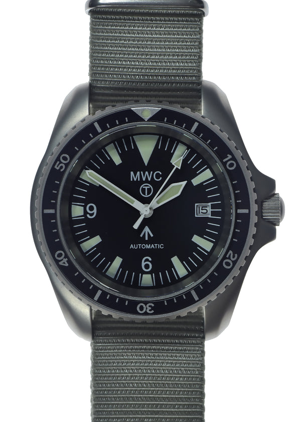 MWC 1999-2001 Pattern Automatic Military Divers Watch with Sapphire Crystal and 60 Hour Power Reserve - Ex Display Watch from the Border Security Expo Show