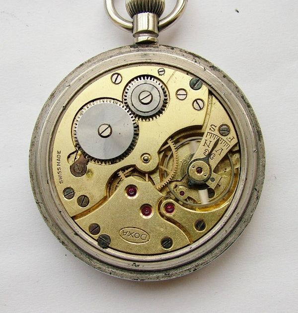 DOXA WW2 Mechanical Pocket Watch Running in Sound Condition