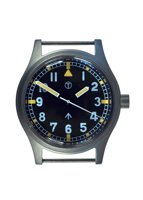 MWC 1940s to 1960s Pattern General Service Watch with Sterile Dial and 24 Jewel Automatic Movement (Retro Cream Dial Variant) - Ex Display from the 2025 International Armoured Vehicles Show - Reduced to Under Half Price