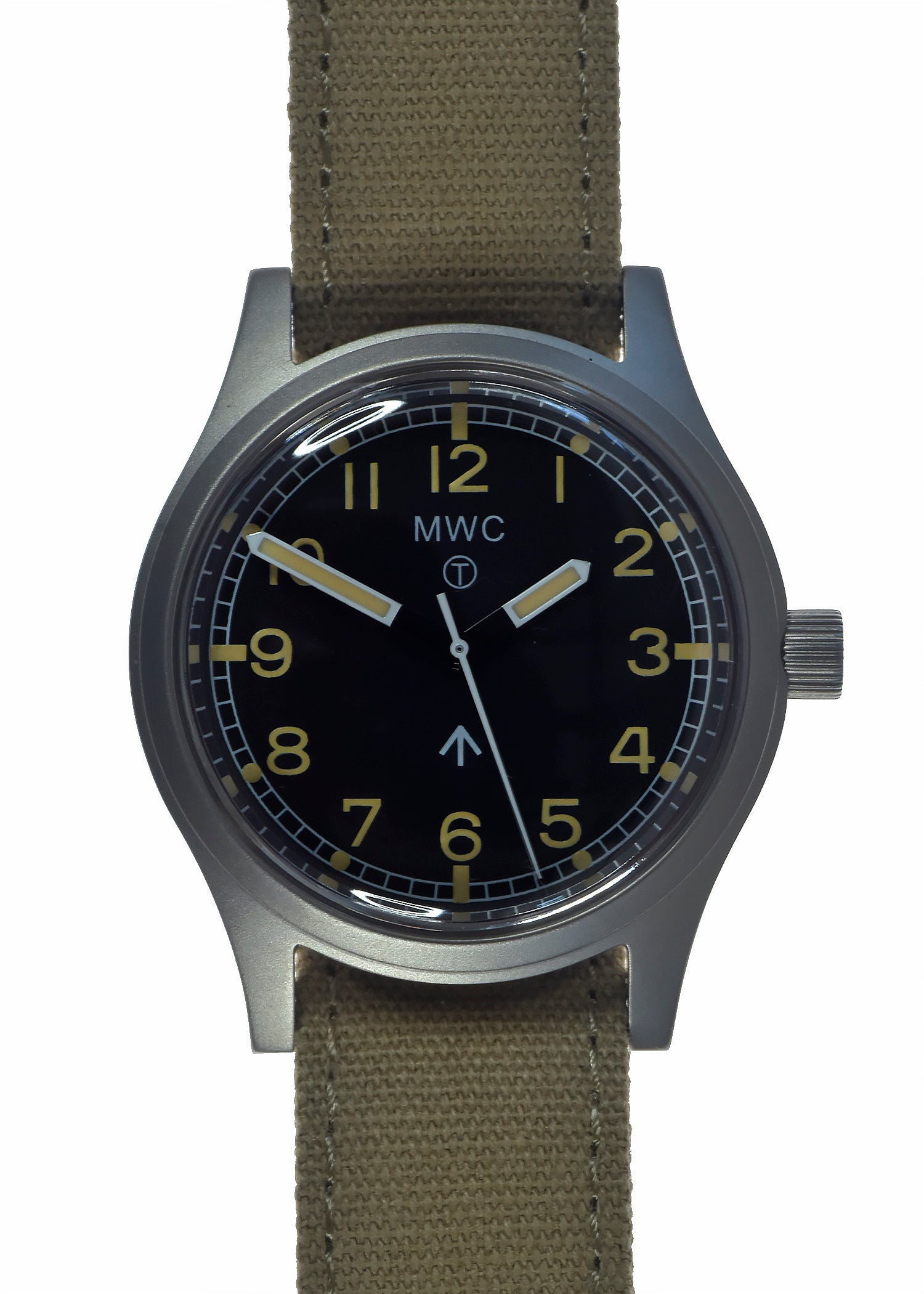 MWC 1940s to 1960s Pattern General Service Watch with 24 Jewel Automatic Movement (Retro Dial Variant) - Ex Display Watch (Location: UK)
